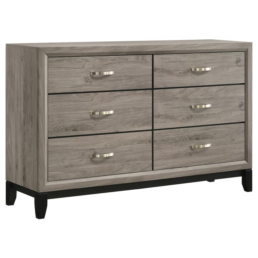 Valen Structured Framing Light Taupe Dresser