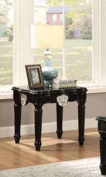 Ernestine Vintage Carved Motif End Table