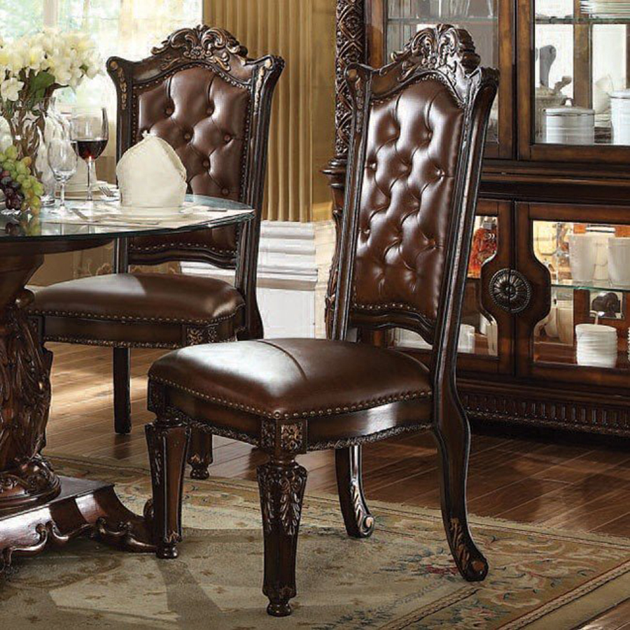 Vendome Button Tufted Side Chair Set of 2