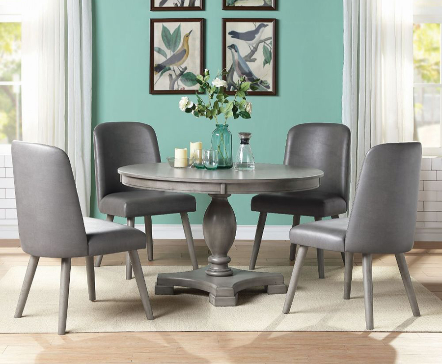 Waylon Single Pedestal Round Dining Table