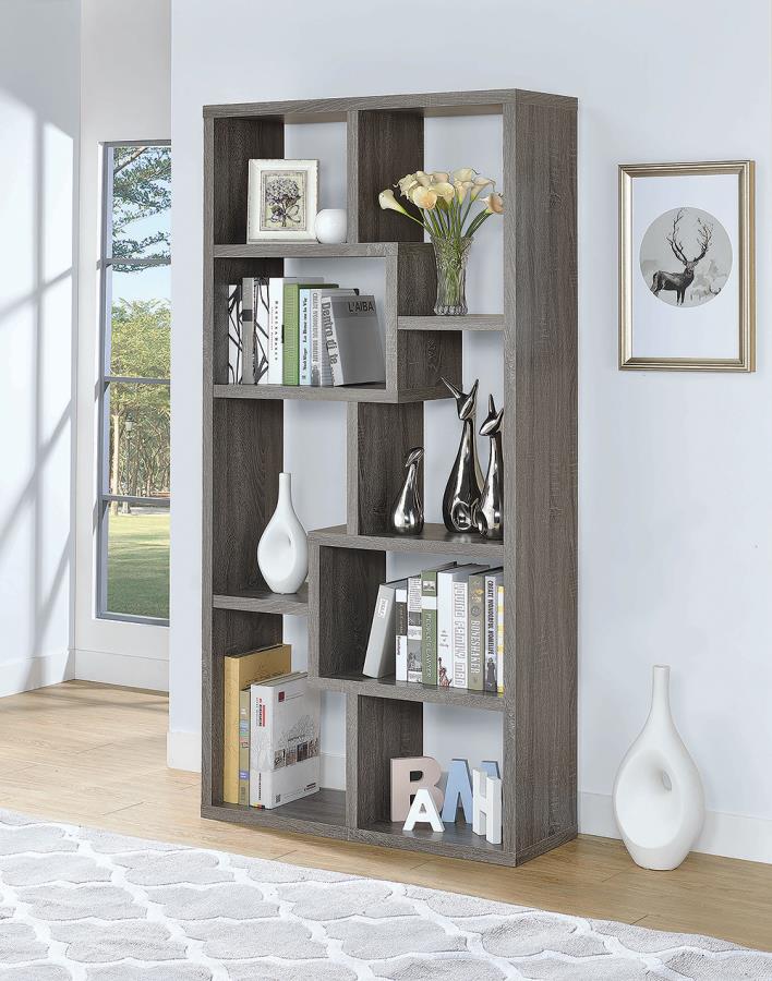 Theo 71-inch 6-shelf Bookshelf