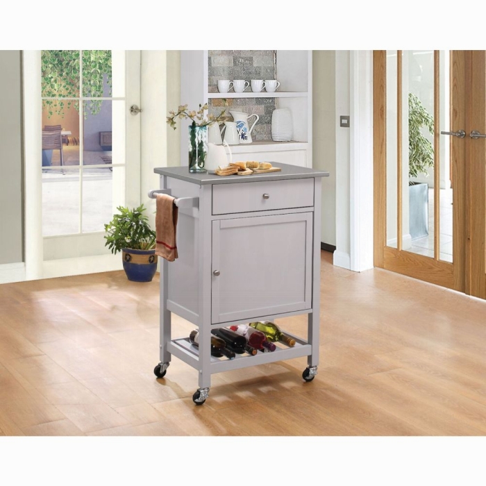 Hoogzen Optional Top Finish Kitchen Cart