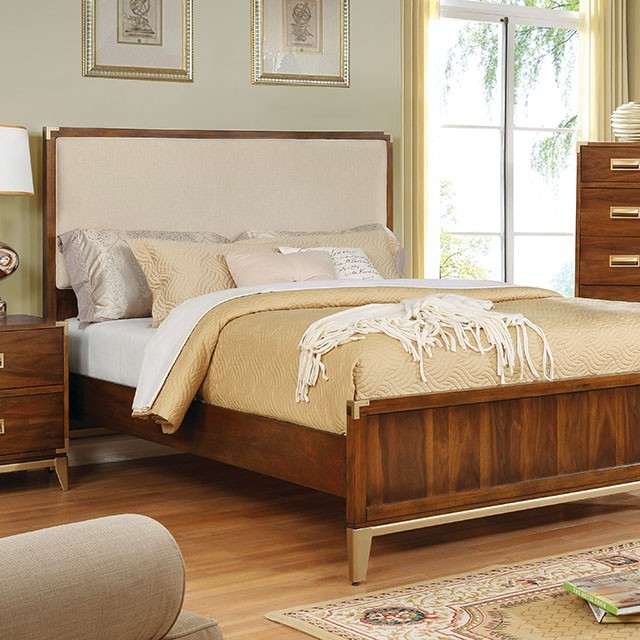 Tychus Transitional Style Platform Bed