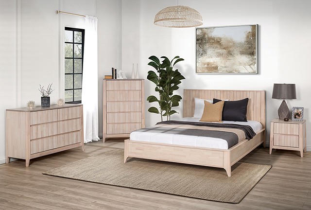 Gervais Mid-Century Modern Bed