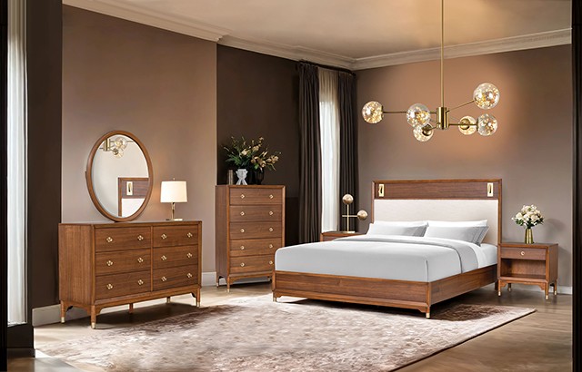 Hepburne Mid-Century Modern Bed