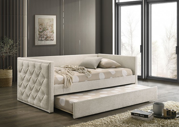 Renzi Transitional Twin Daybed w/ Trundle