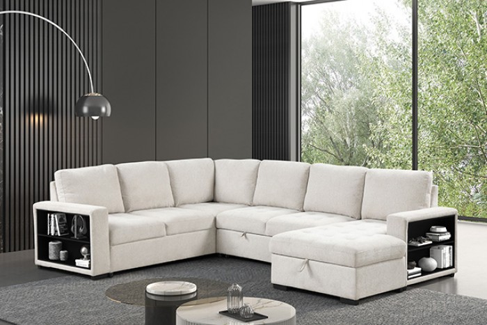 Stockwell Contemporary Sleeper Sofa Sectional
