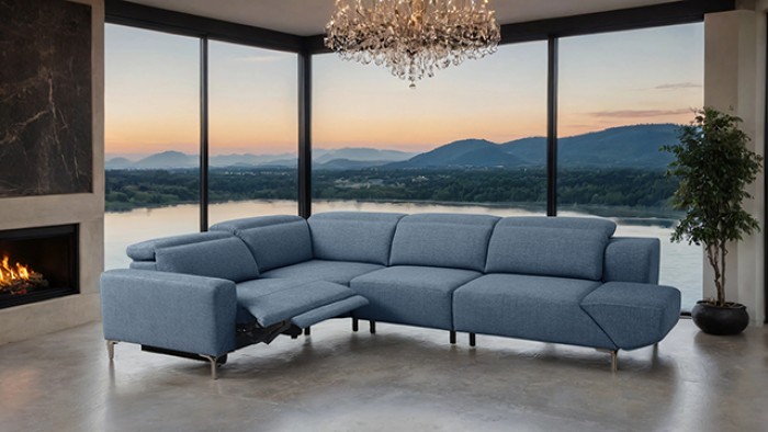 Melancton Contemporary Power Sectional Sofa