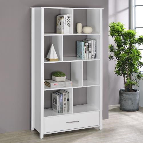 Dylan 68-inch 4-shelf Storage Bookshelf