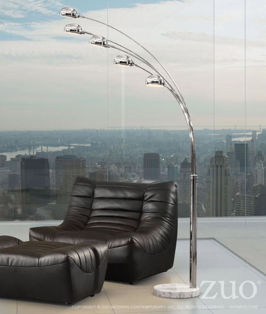 Cosmic Five-Arm Floor Lamp