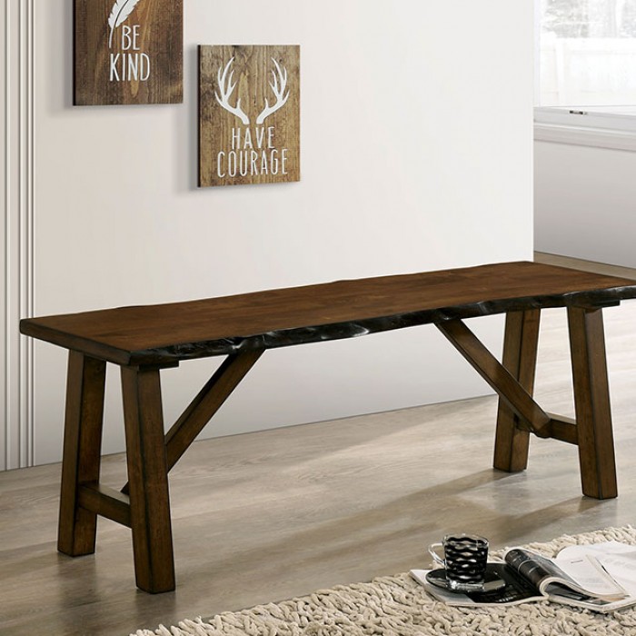 Mapleton Live Edge Design Bench