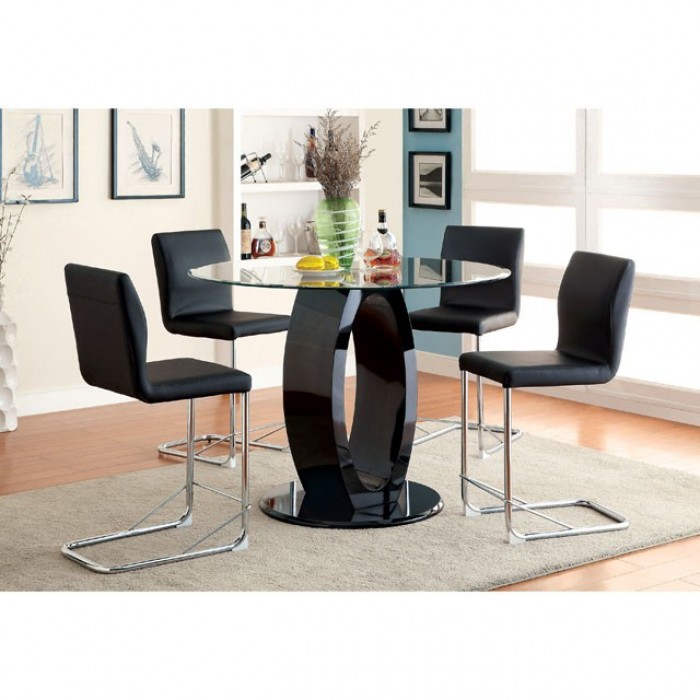 Lodia Contemporary Round Counter Height Table