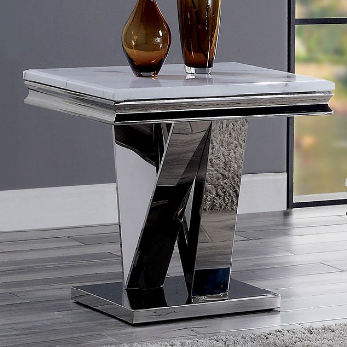 Villarsglane V-style Pedestal End Table