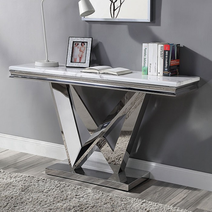 Villarsglane V-style Pedestal Sofa Table