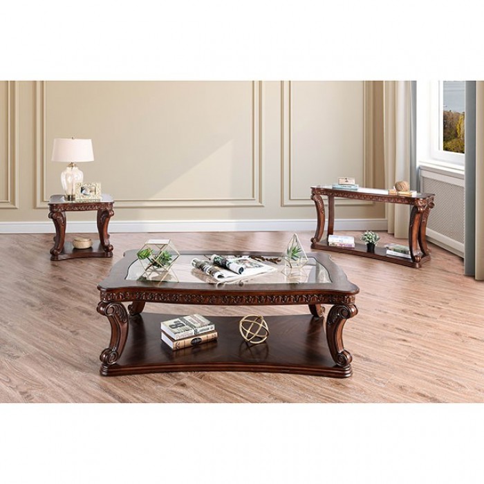 Walworth Ornate Carved Details Coffee Table
