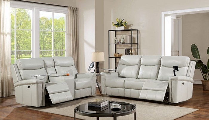 Florine Transitional Power Sofa