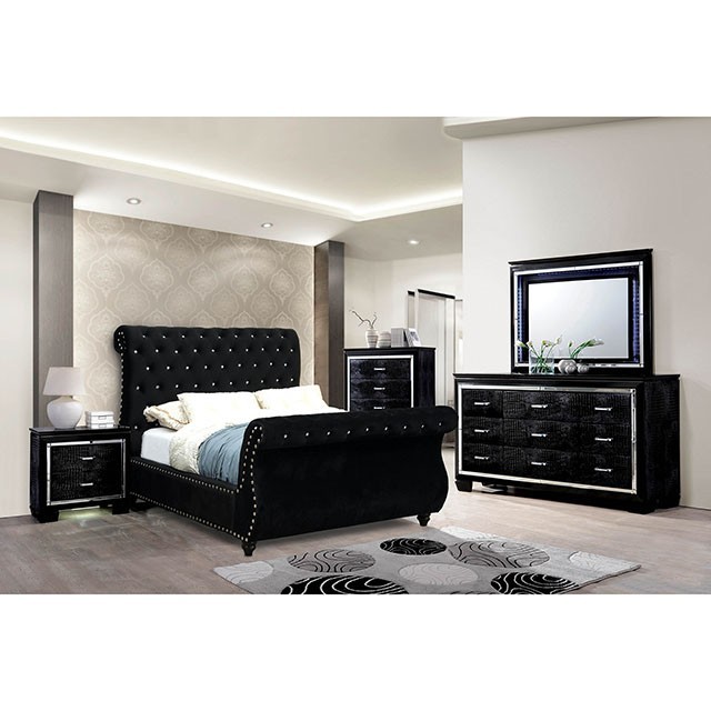 Noella Fully Upholstered Frame Bed