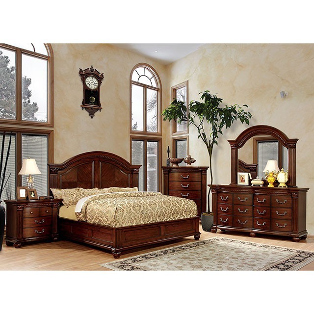 Grandom Traditional Bed Wooden Headboard