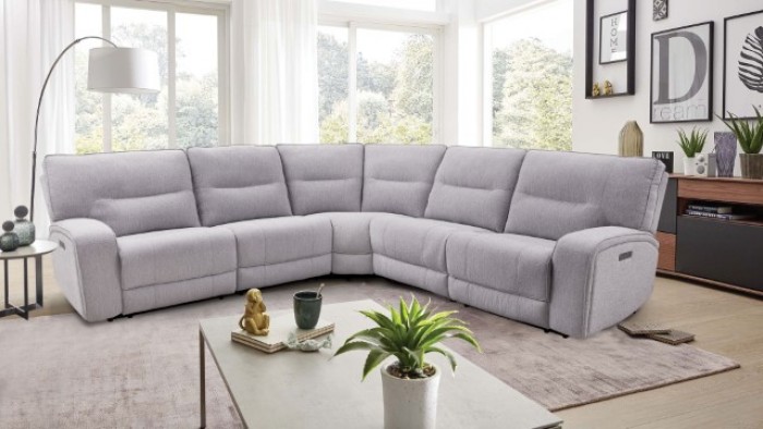 Tyrone Extendable Footrest Sectional Sofa