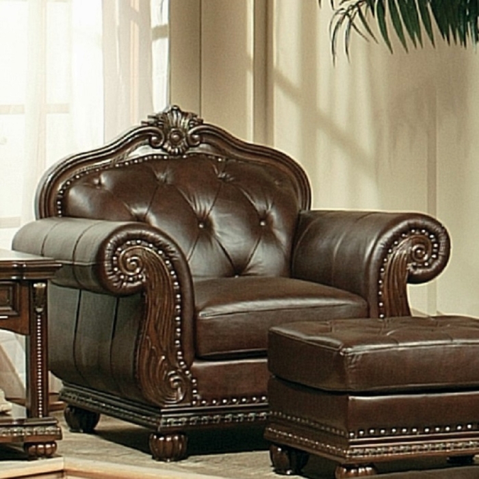 Anondale Traditional Tufted Chair