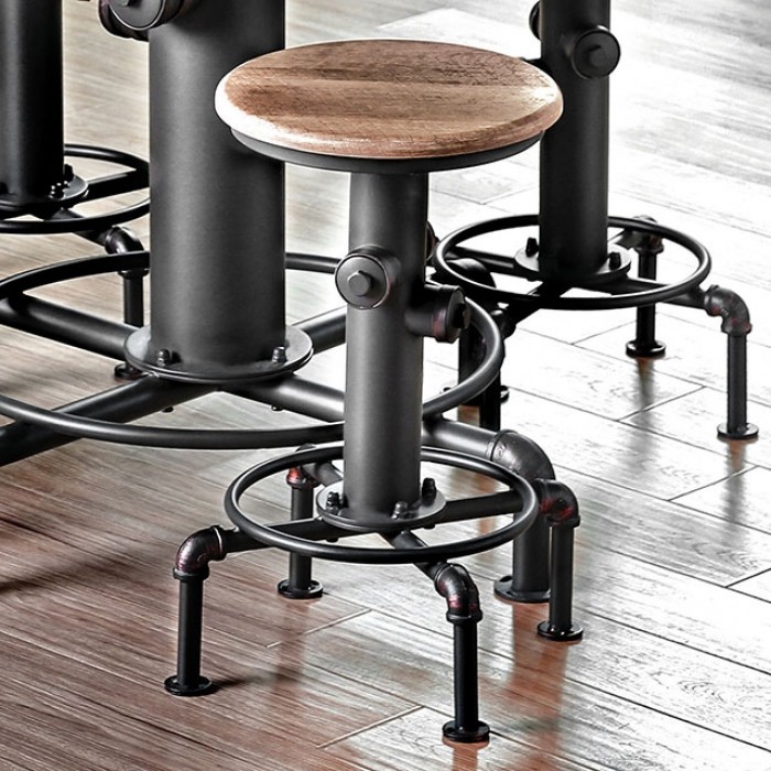 Foskey Fire-Hydrant Inspired Counter Height Chair Set of 2