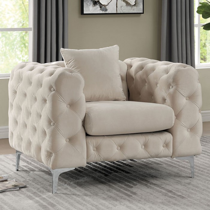 Sapphira Button Tufting Chair