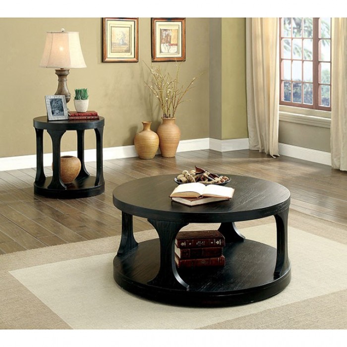 Carrie Intricate Wood Grain Coffee Table