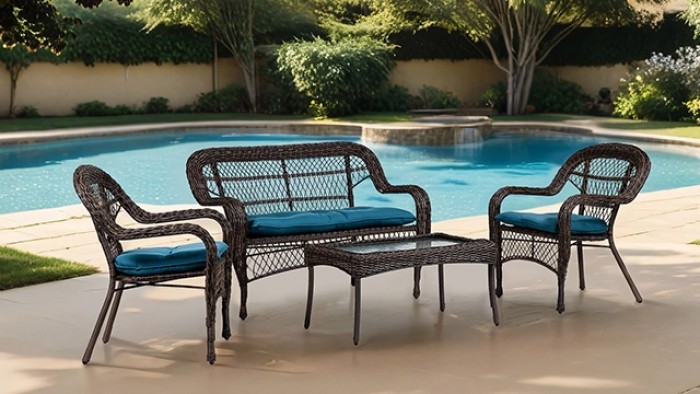 Oliveri Contemporary Wicker Coffee Table