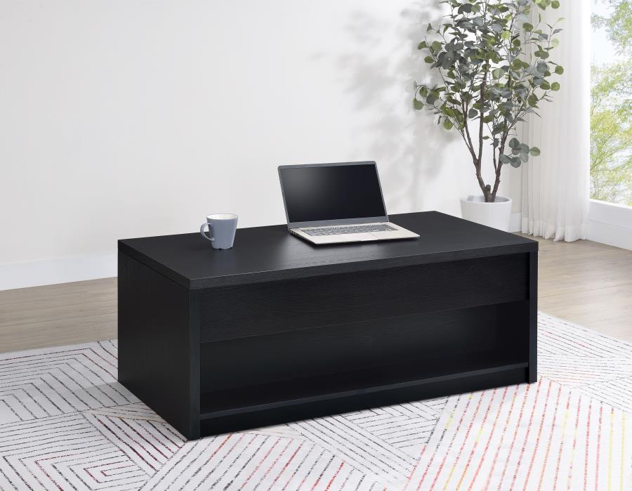 Knapp Lift Top Cocktail Coffee Table with Dual Drawers