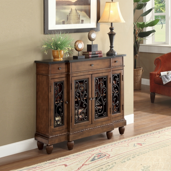 Vidi Traditional Wooden Design Console Cabinet