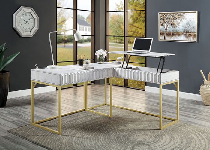 Freiburg Transitional Corner Desk