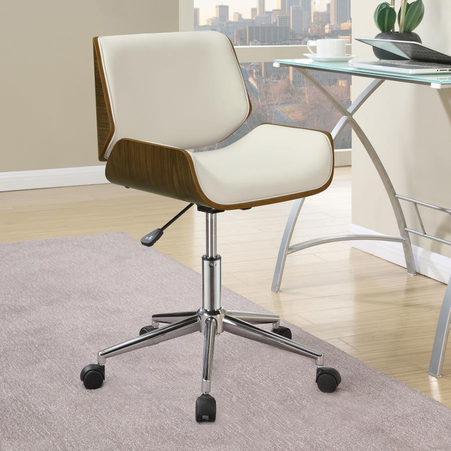 Addington Upholstered Adjustable Office Desk Chair