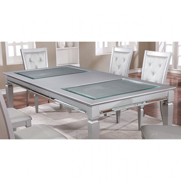 Alena Transitional Extendable Dining Table