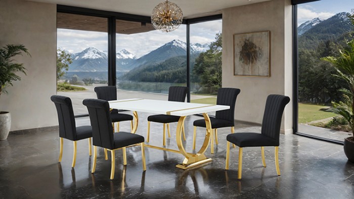 80" Holbaek Contemporary Dining Table