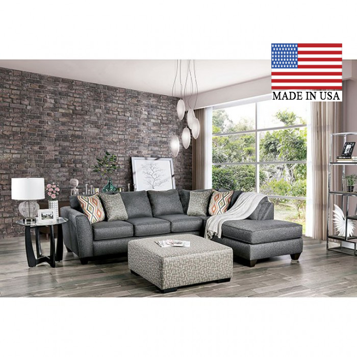 Earl Wide Angled Arms Sectional Sofa
