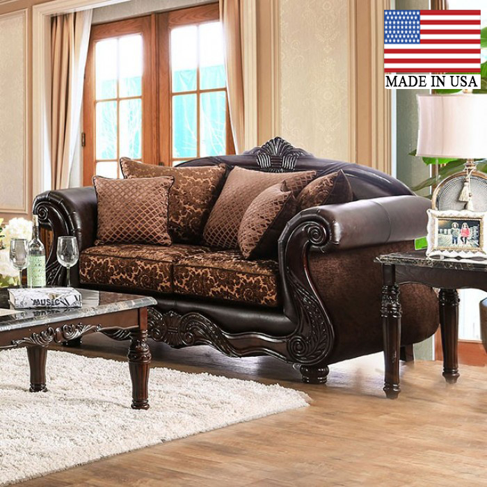 Elpis Rolled Arms Loveseat