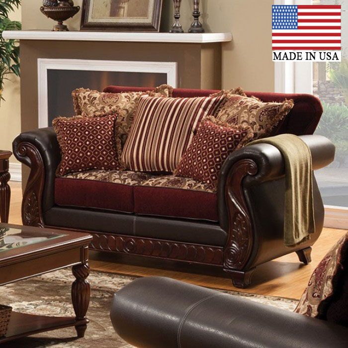 Franklin Rolled Arms Loveseat