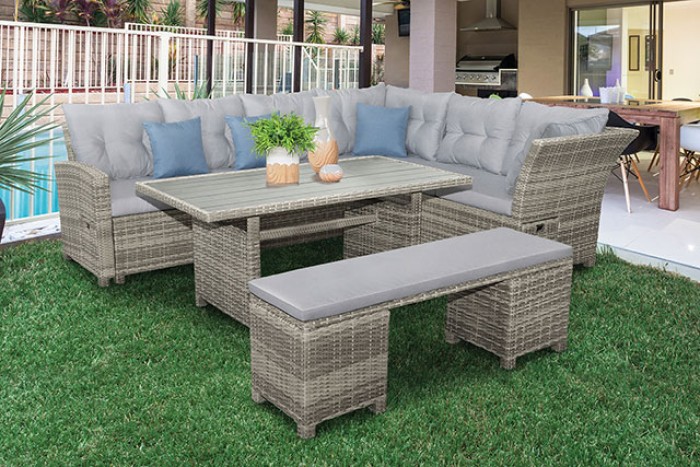 Malia Modular Design 5 pc. Sectional Set w/ Bench