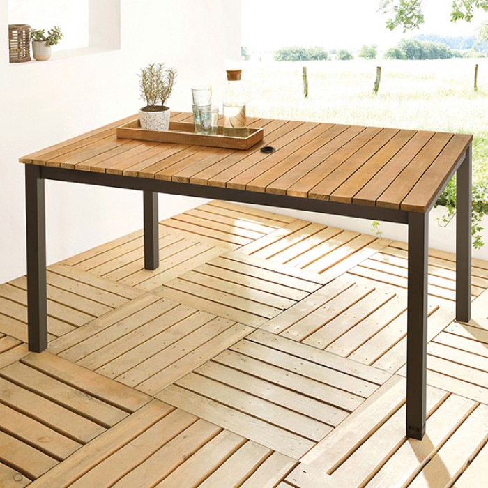 Mackay II Contemporary Patio Dining Table