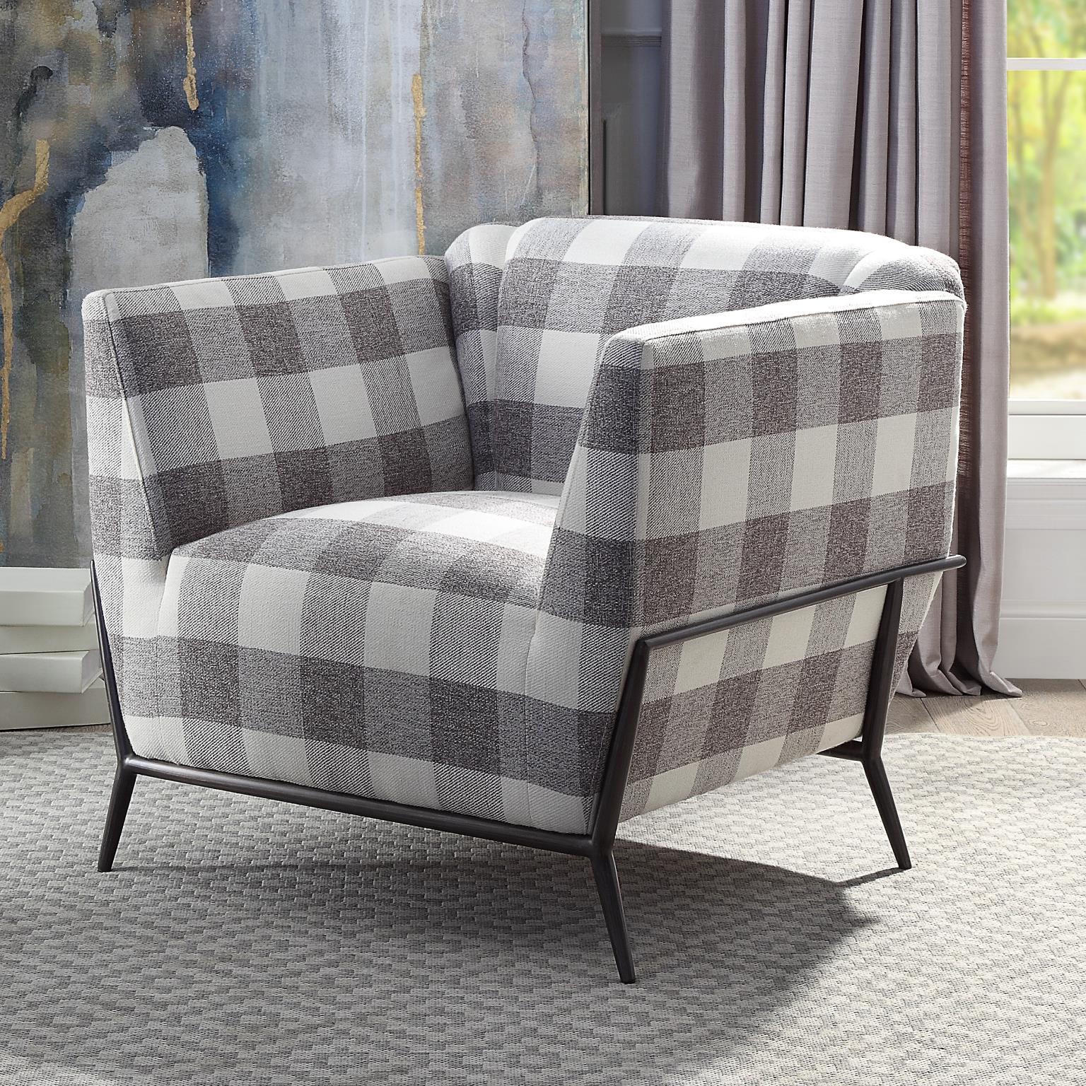 Niamey II Track Style Arms Accent Chair