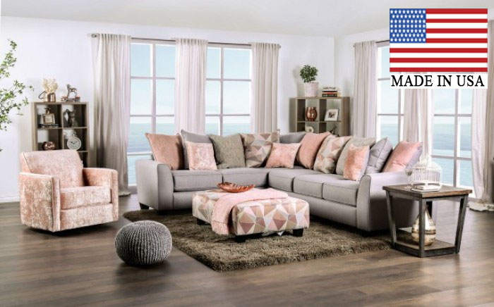 Harriden Flared Arms Sectional Sofa