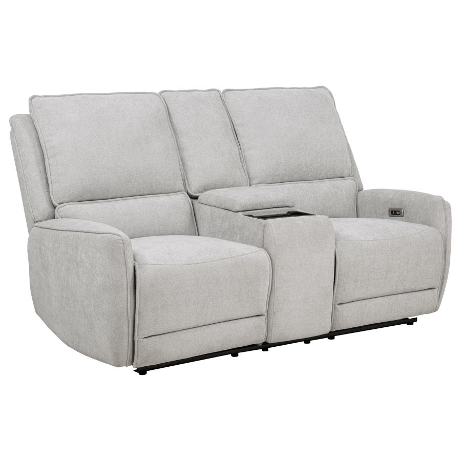 Sylmar Chenille Upholstered Power Reclining Loveseat