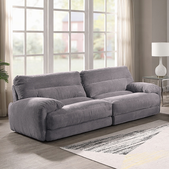 Cadenza Classic Contemporary Style Loveseat