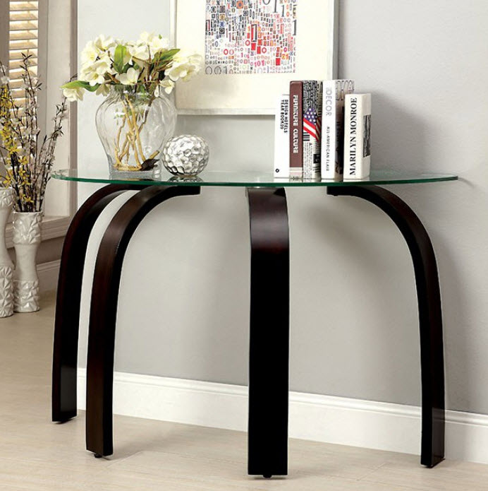 Nieve Curved Supports Sofa Table