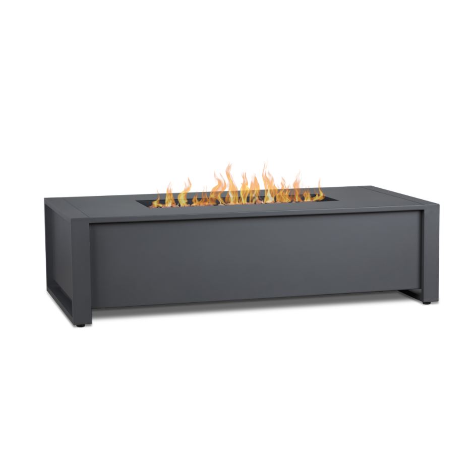 52" Keenan Gray LP Firepit Table 