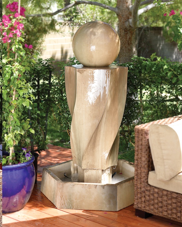 Gist Vortex Fountain with Optional Ball