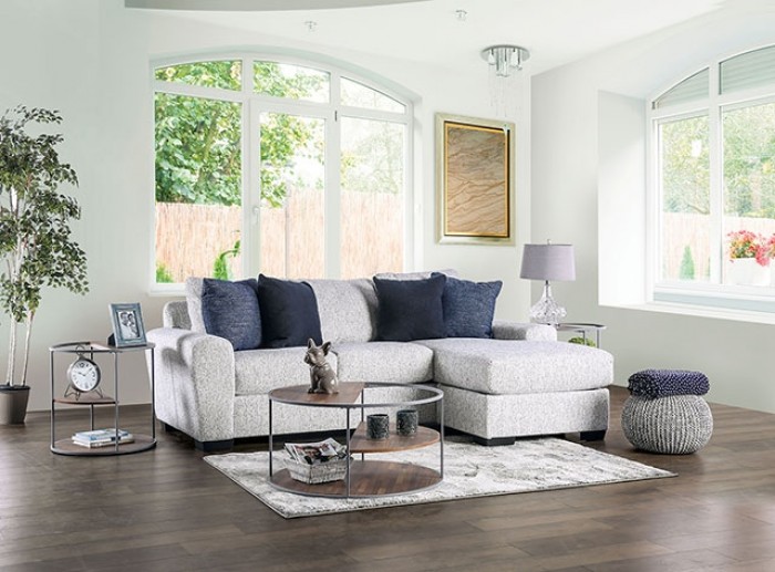 Eastcote Transitional Sectional Sofa with Bracket Feet