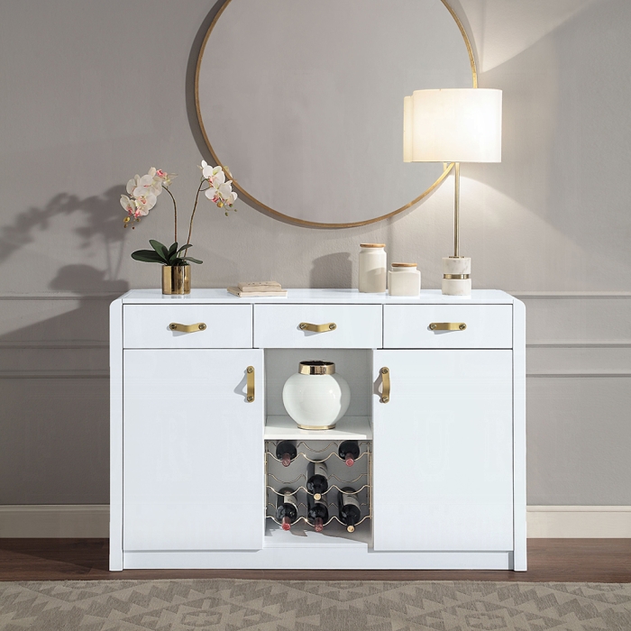 Paxley White High Gloss Server