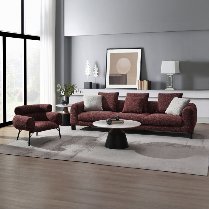 Mardi Sofa with 6 Pillows