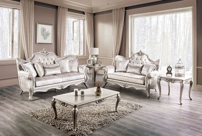 Acapulco Traditional Sofa with Cabriole Style Legs